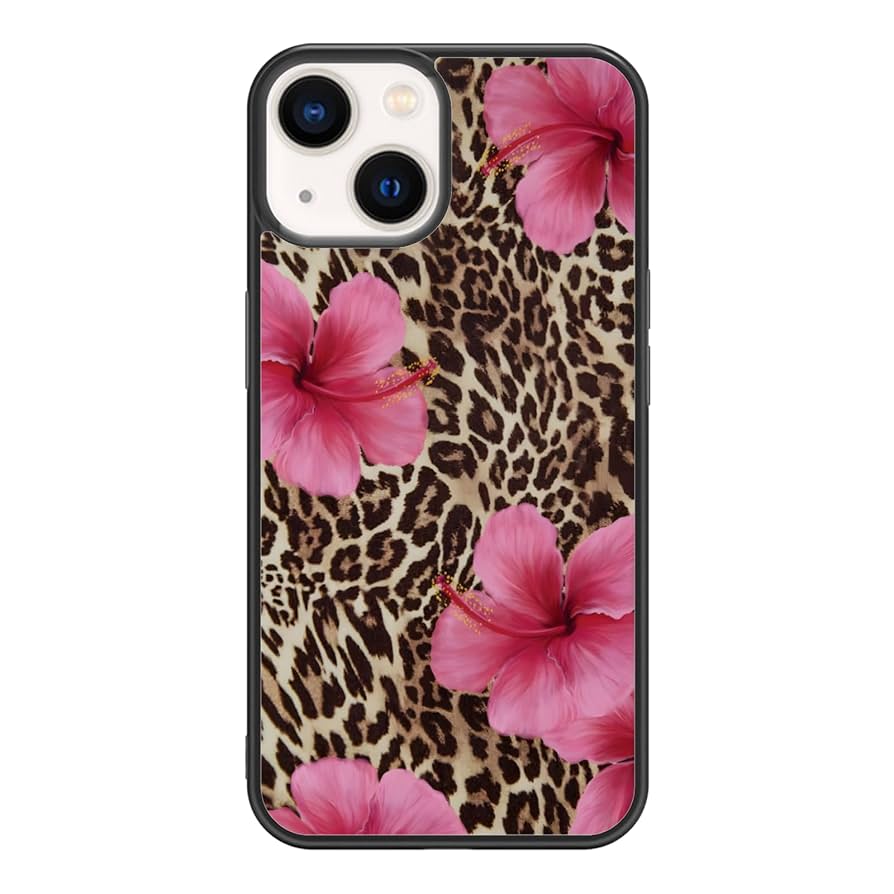 Amazon.com: Axulimin Hibiscus Flowers Leopard Cheetah Print